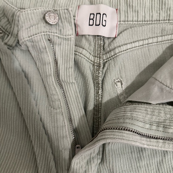 Women’s Corduroy Pants - Mint green - Picture 2 of 3